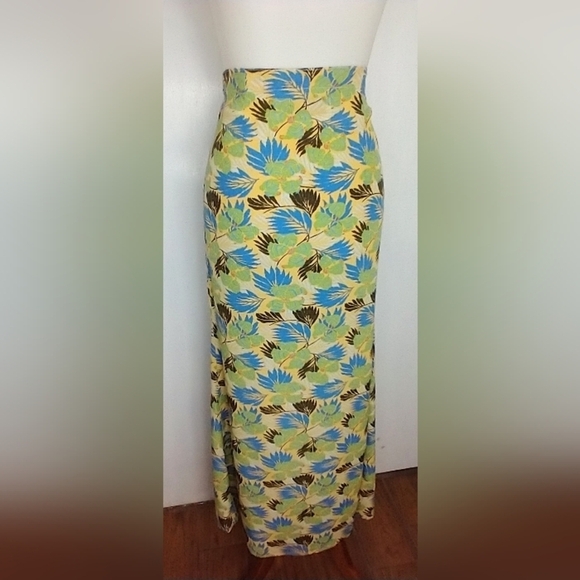 VINTAGE FLAX WRAP SKIRT - Picture 4 of 10
